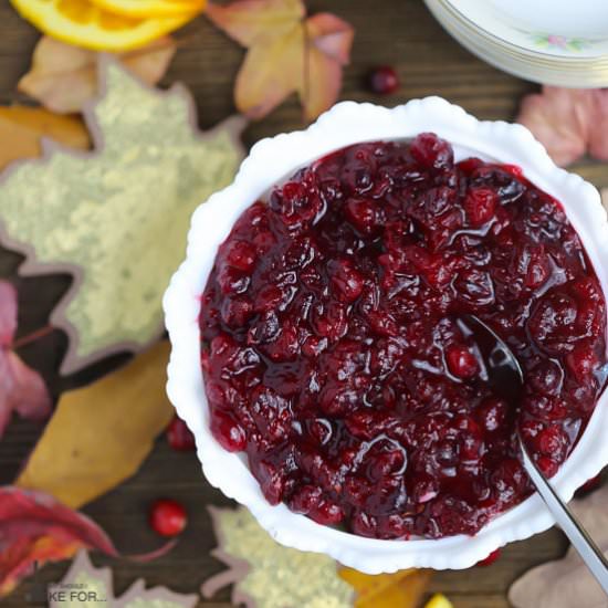 Orange Cranberry Sauce