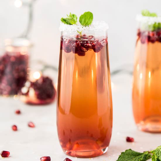 Orange & Pomegranate Cocktail