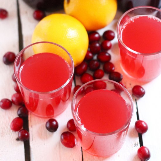 Cranberry Orange Kombucha