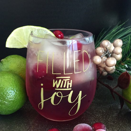 Cranberry & Lime Spritzer