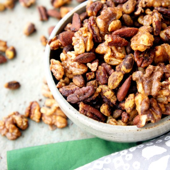 Southwestern Roasted Christmas Nuts