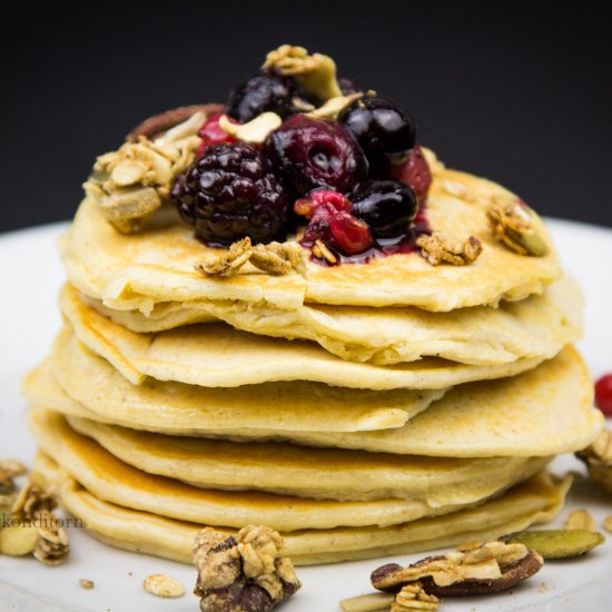 Gingerbread Protein Pancakes