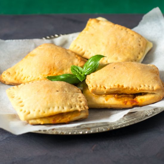 Mushroom Pizza Pockets