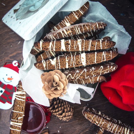 Gingerbread Biscotti