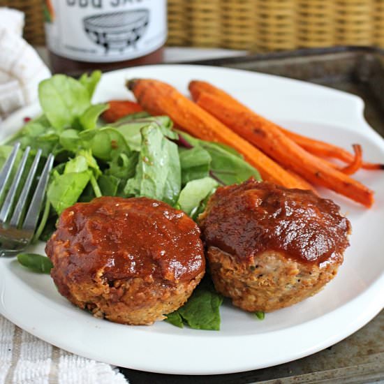 Healthy Turkey Meatloaf Muffins