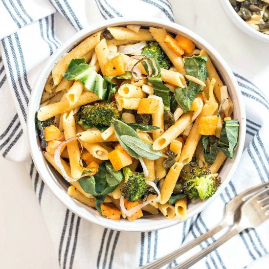 Penne with Roasted Butternut Squash