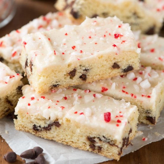 Peppermint Chocolate Chip Sticks