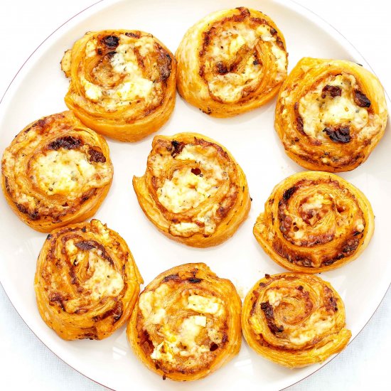 Tomato & Cheese Swirls