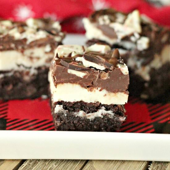 Peppermint Cream Brownies