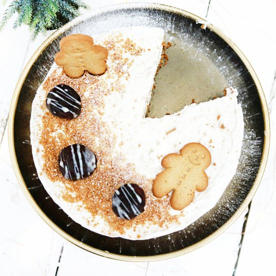 No-Bake Gingerbread Cheesecake