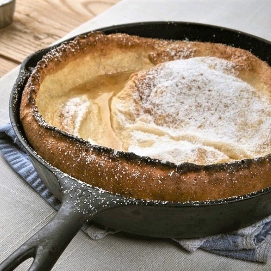 Whole Wheat Apple Dutch Baby