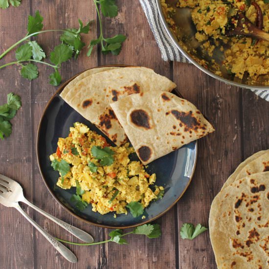 Indian Spiced Tofu Scramble