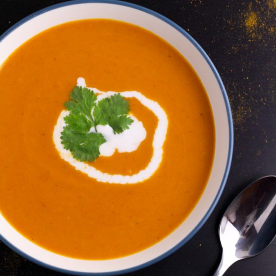 Curried Butternut Squash Soup