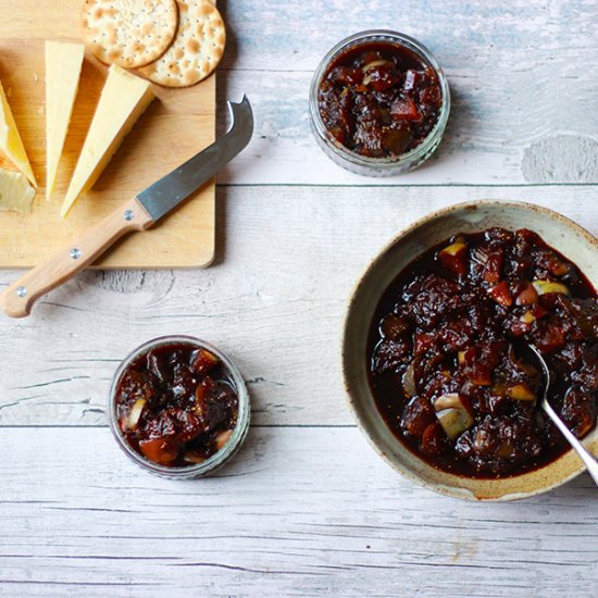 Fig, Apple & Balsamic Chutney