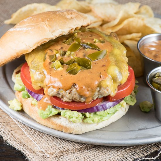 Jalapeno Chipotle Chicken Burger