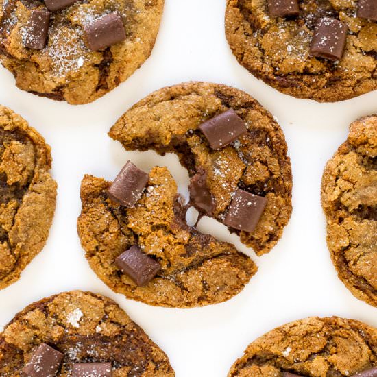 Chocolate Chunk Molasses Cookies