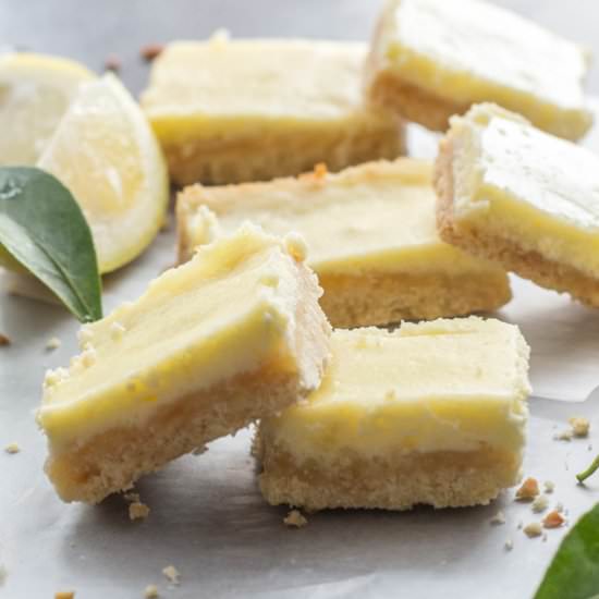 Lemon Cheesecake Squares