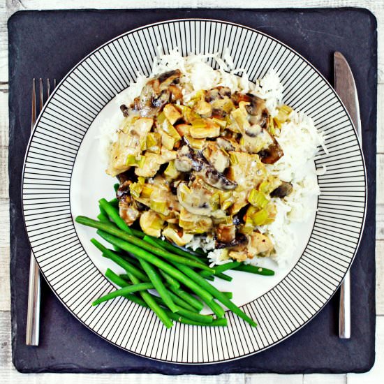 Chicken, Mushroom & Leeks