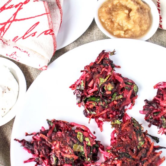 Beet Latkes