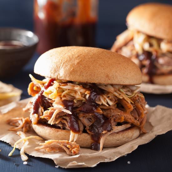 Pulled Pork with Homemade BBQ Sauce