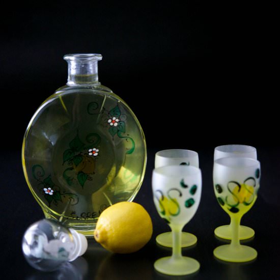 Homemade Limoncello