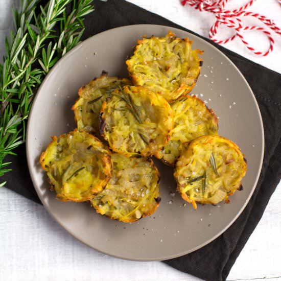 Potato, Onion & Rosemary Hash Cakes