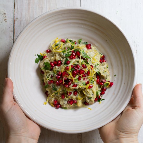 Baba Ganoush with Pomegranate