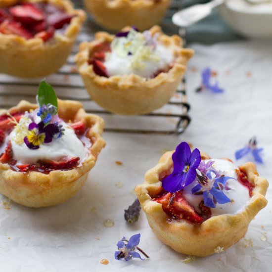 Strawberry Balsamic Tarts