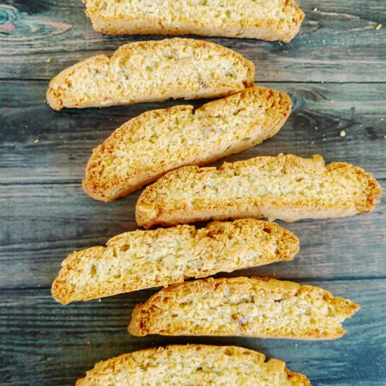 Banana and Walnut Biscotti