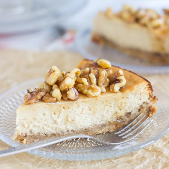 Maple Nut Cheesecake