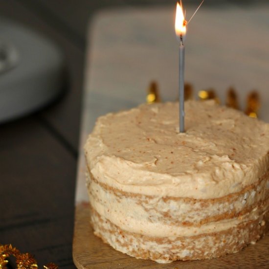 Applesauce Cake with Peanut Butter