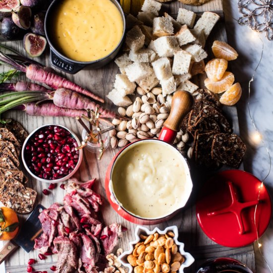 Cheese Fondue Board