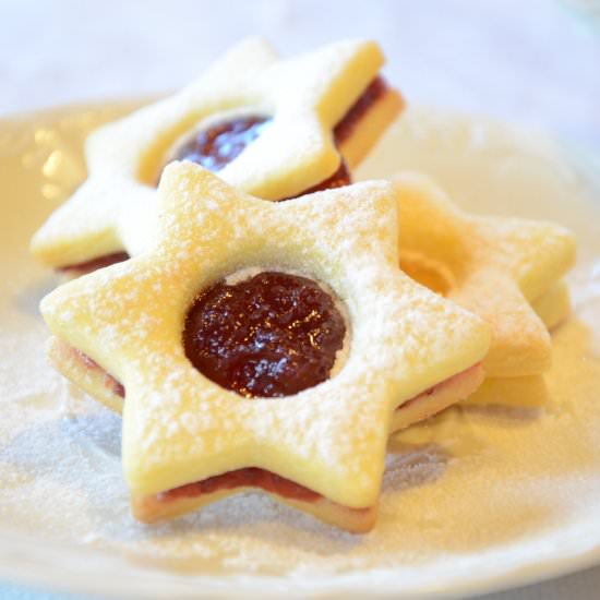 Christmas stars cookies