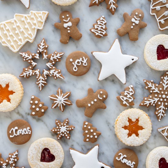 Coconut cookies with jam