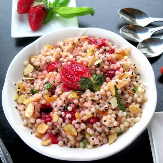 Strawberry Almond Couscous