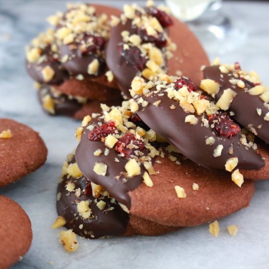 Chocolate Shortbread Cookies