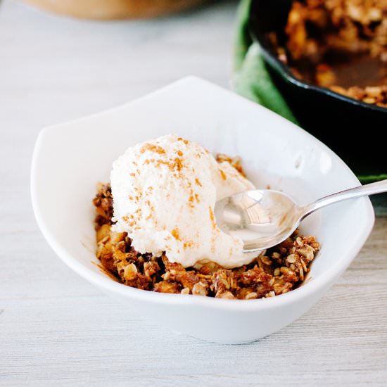 Cast Iron Apple Crisp