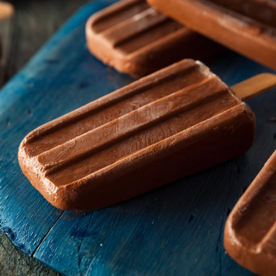 Vegan Fudge Popsicles