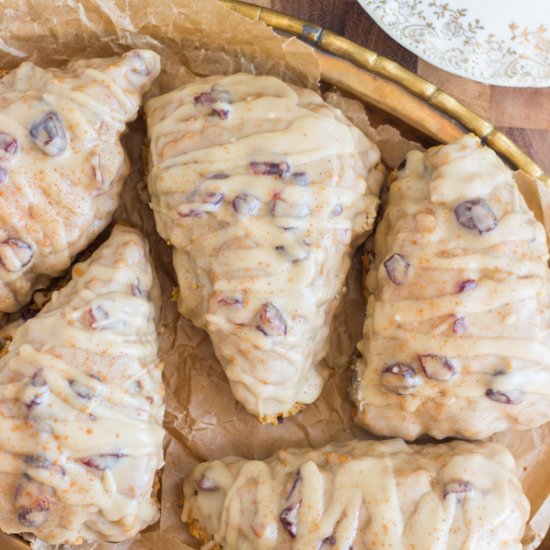 Gingerbread Cranberry Scones