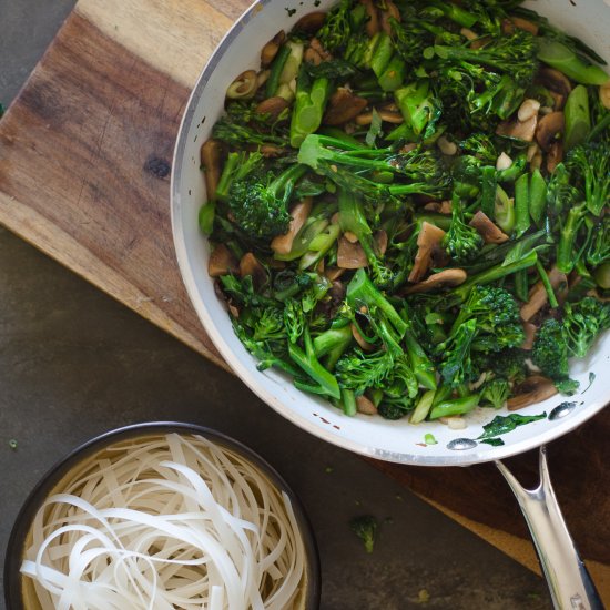 Quick Asian Inspired Noodle Bowl