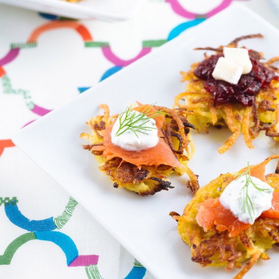 Mini Curried Potato Latkes