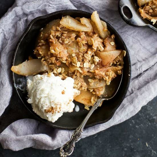 Cinnamon Apple Pear Crisp