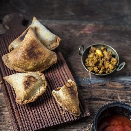 Mutton Keema Samosa