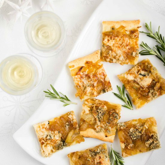 Caramelized Onion Blue Cheese Tart