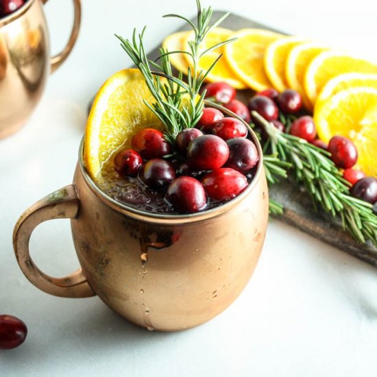 Cranberry Orange Yule Mule