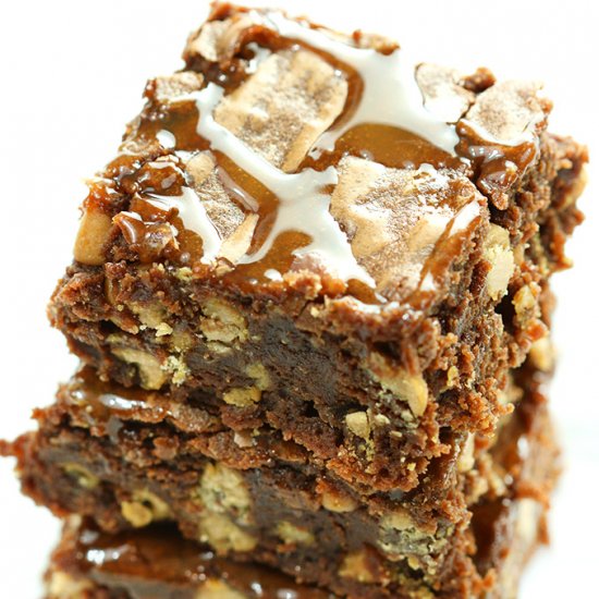 Sea Salt Caramel Brownies