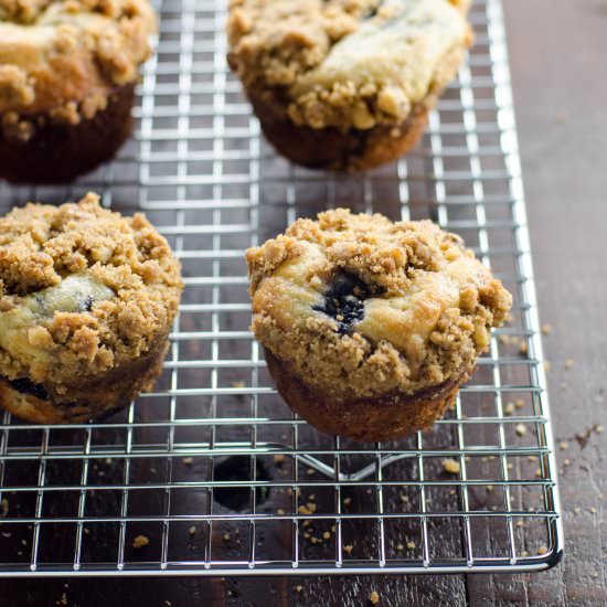 Blueberry Coffee Cake Muffins