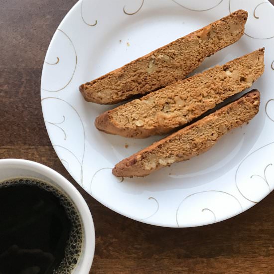 Maple Walnut Biscotti