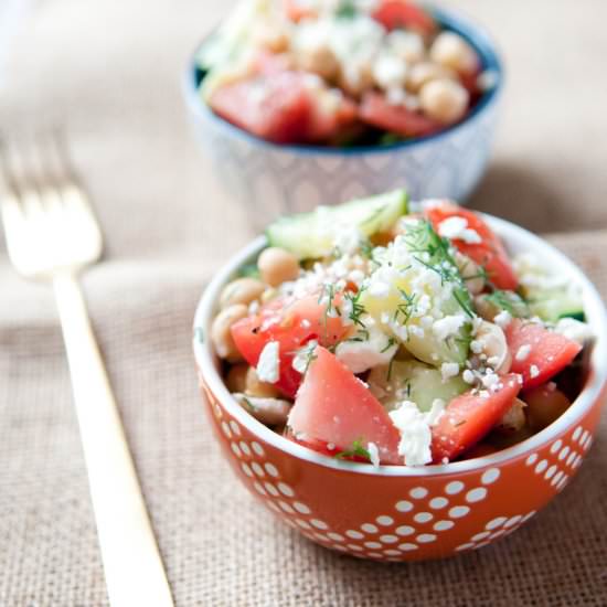 Chickpea Salad with Dill