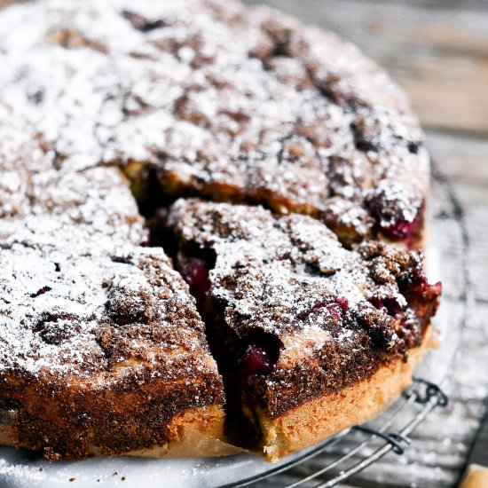 Healthy Cranberry Coffee Cake